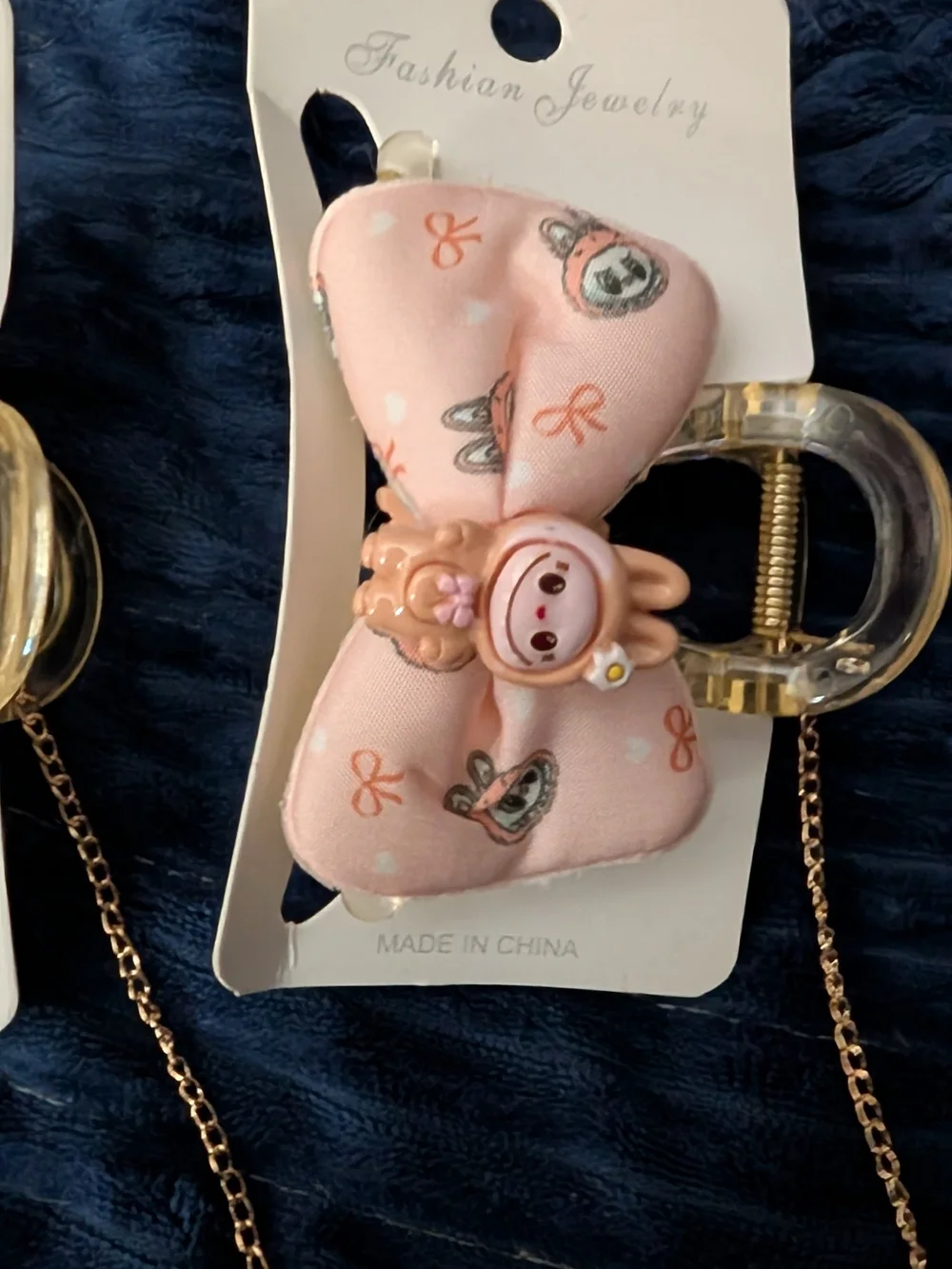 3 Labubu Claw Clips
